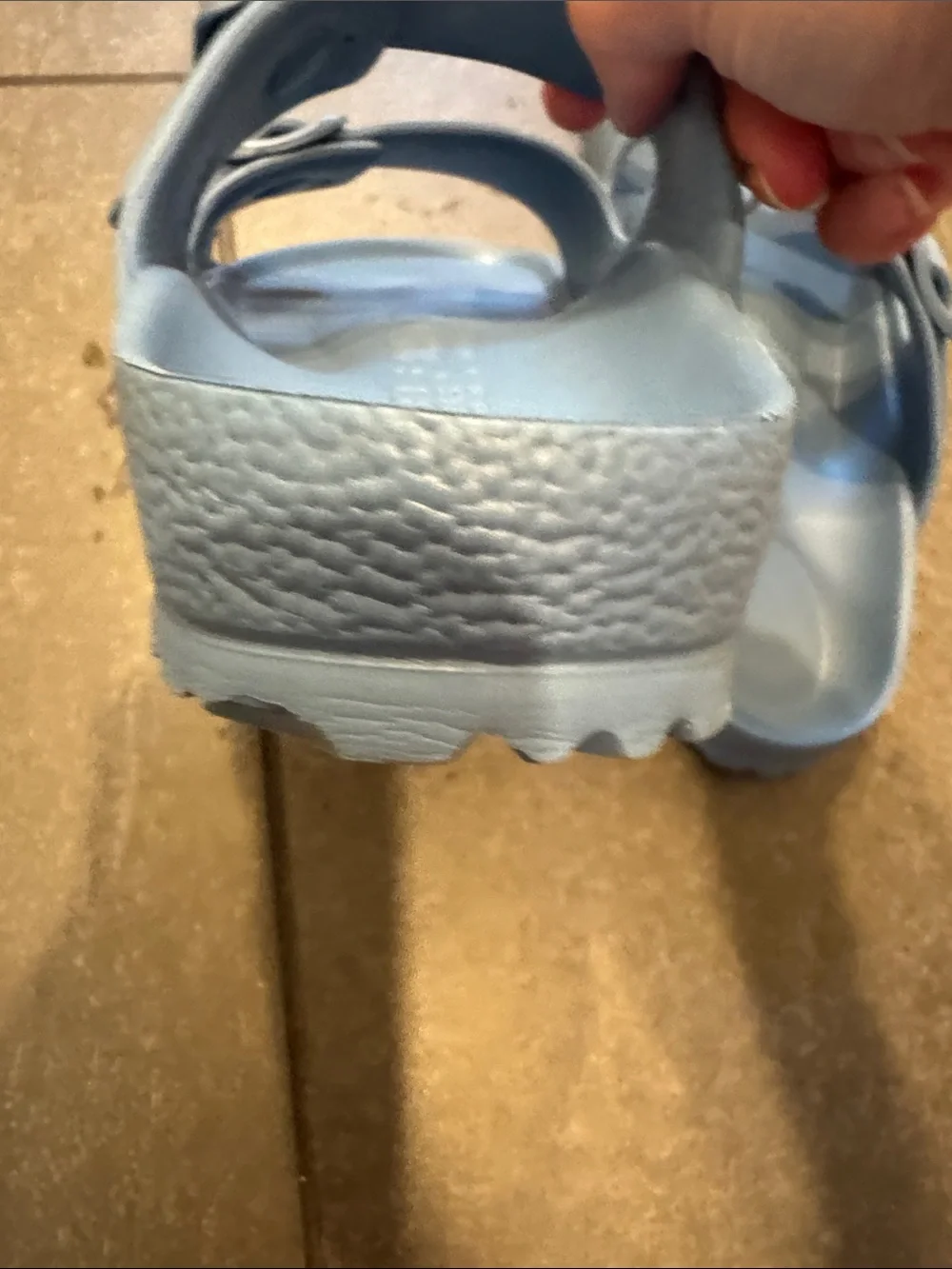 Birkenstock Blue-gray Two-Strap Arizona stealth EVA Sandals